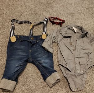 Cat & Jack Baby Boy Dress Outfit size 0-3 Months